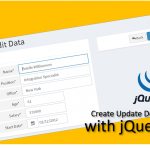 Create Update Delete database dengan PHP MySQL dan jQuery