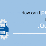 How can I print using JQuery
